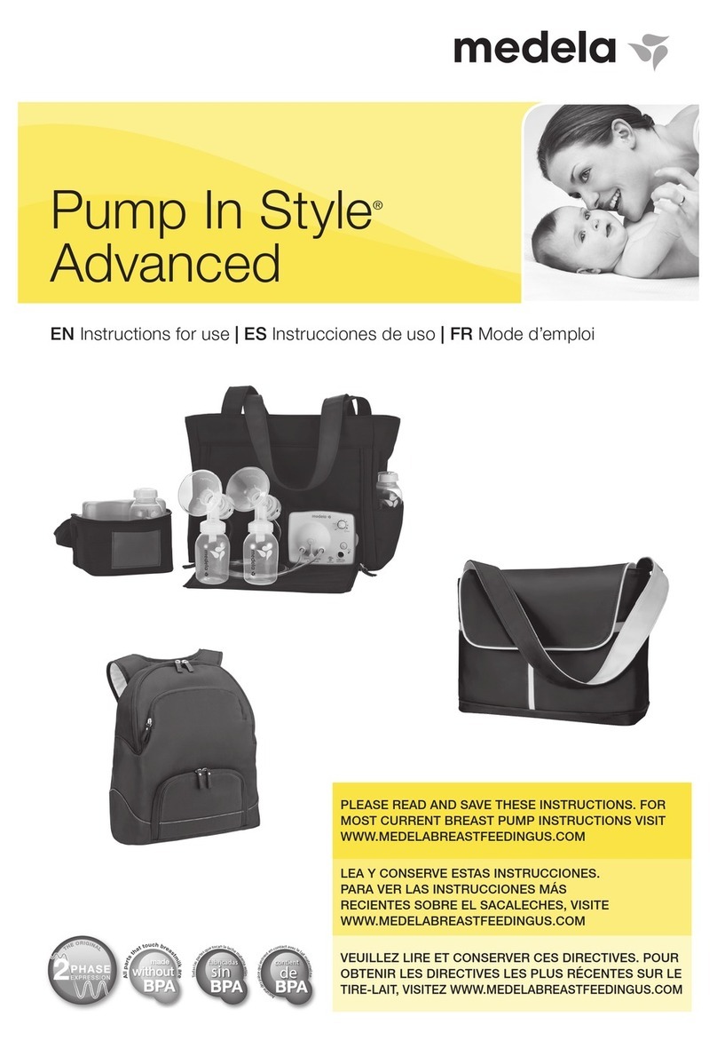 Medela Pump In Style Advanced Instructions for use