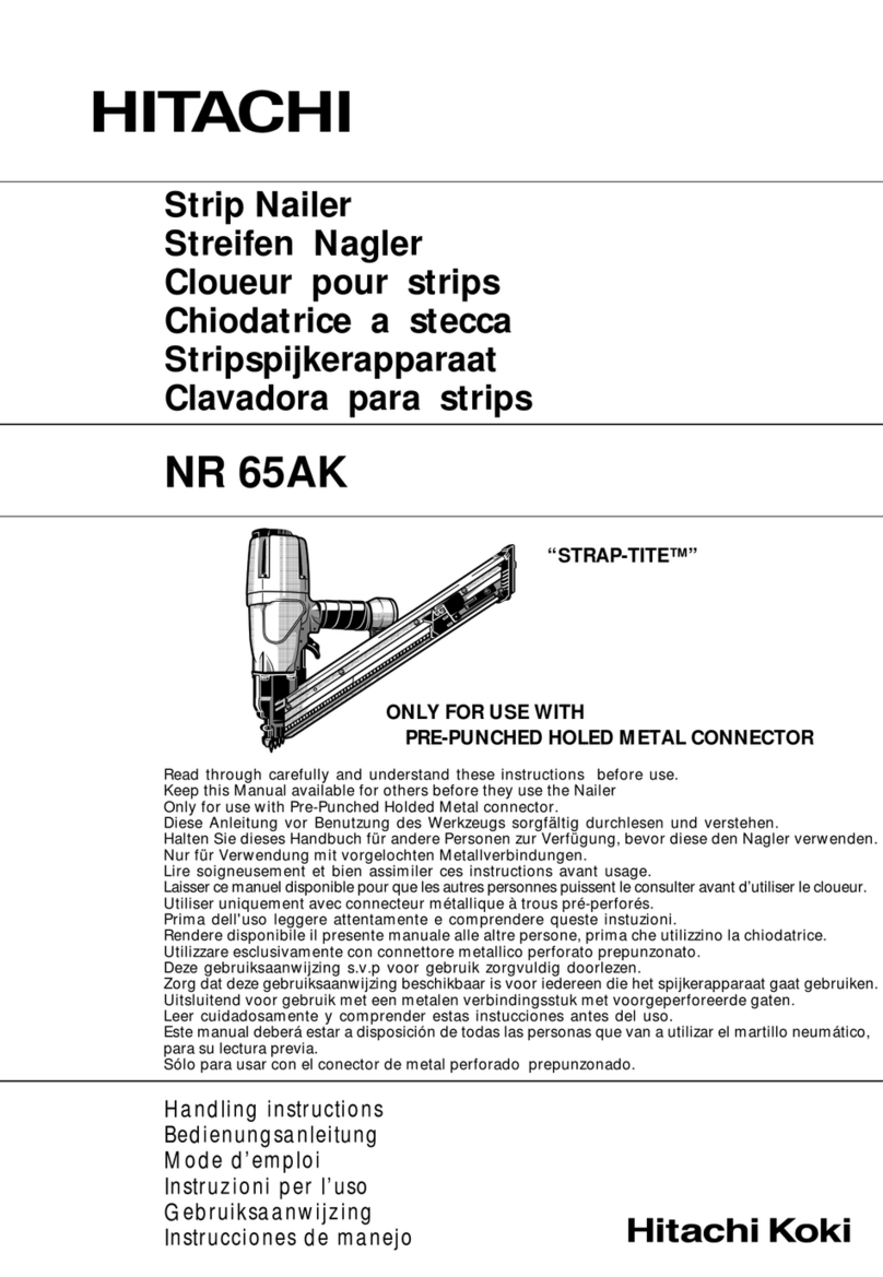 Hitachi NR 65AK User manual Hitachi NR 65AK User manual