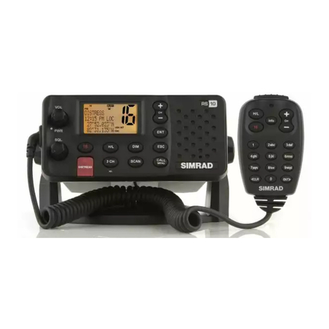 Simrad RS10U manual