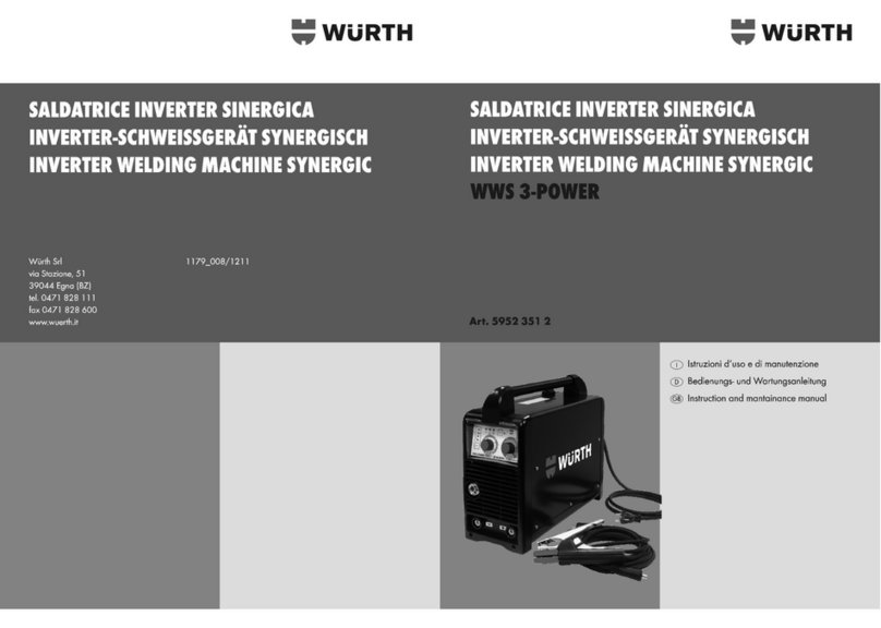 wurth WWS 3-POWER Instruction and maintenance manual