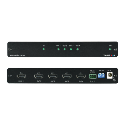 Kramer VM-4H2 user manual