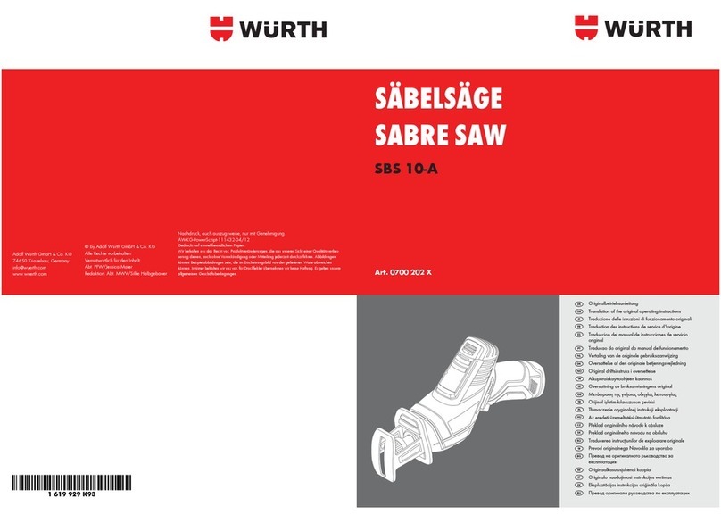 wurth SBS 10-A Quick guide