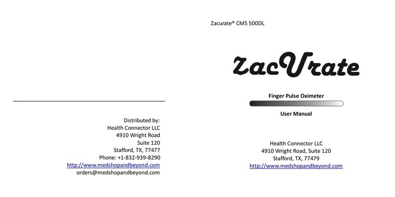 Health Connector zacurate CMS 500DL user manual
