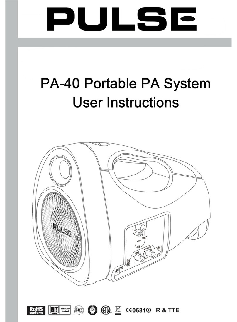 PULSE+ PA-40 User manual