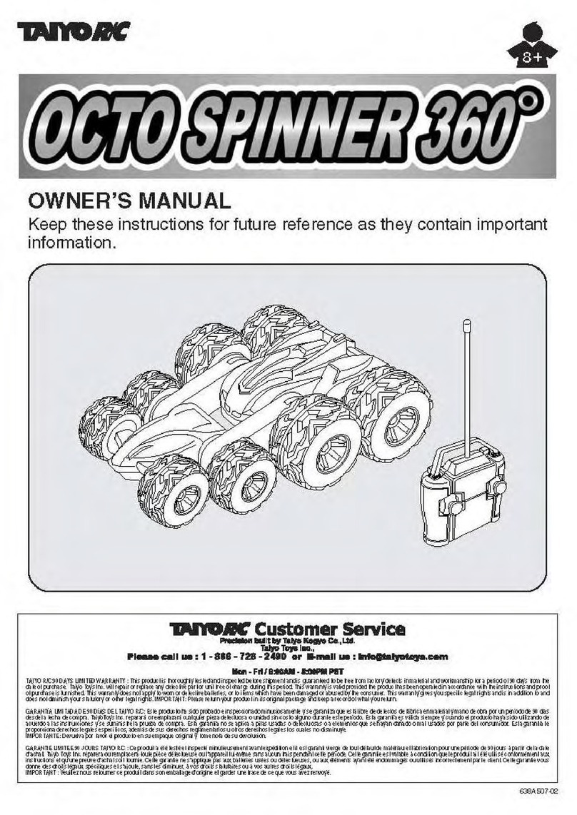 taiyo OCTO SPINNER 360 owner's manual
