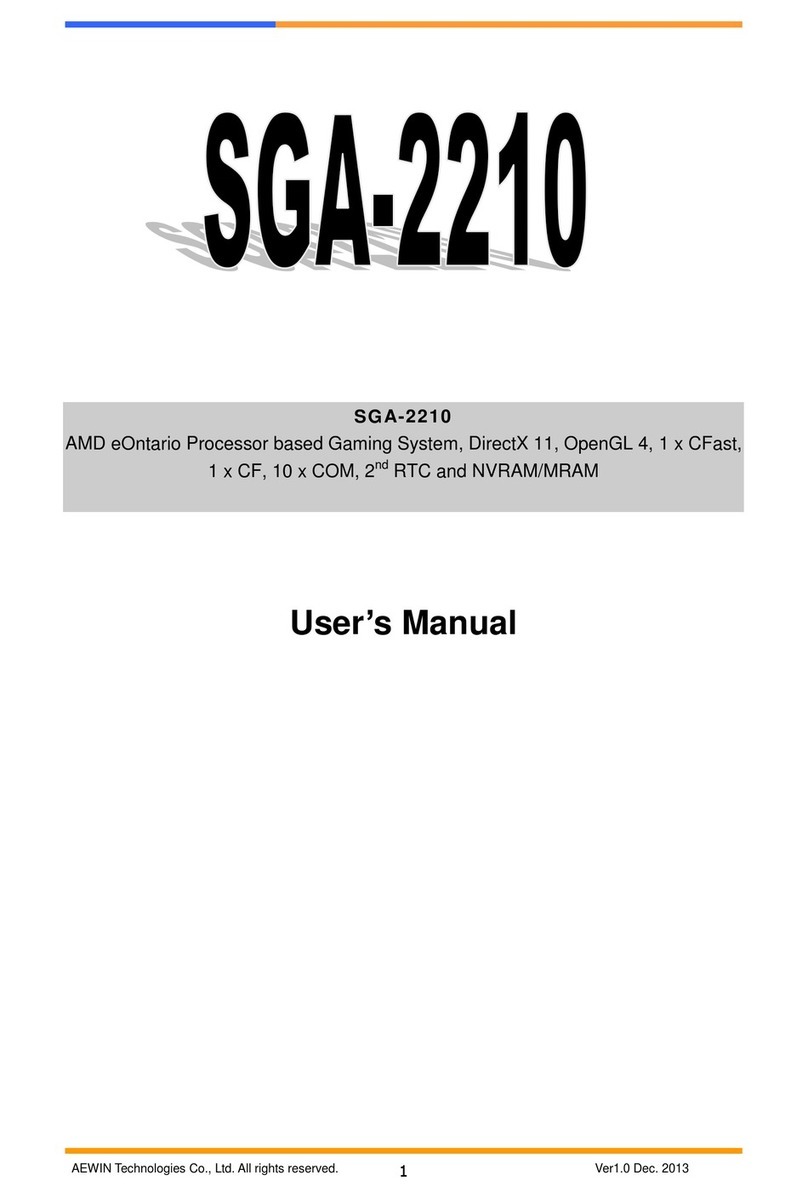 Aewin Technologies SGA-2210 user manual