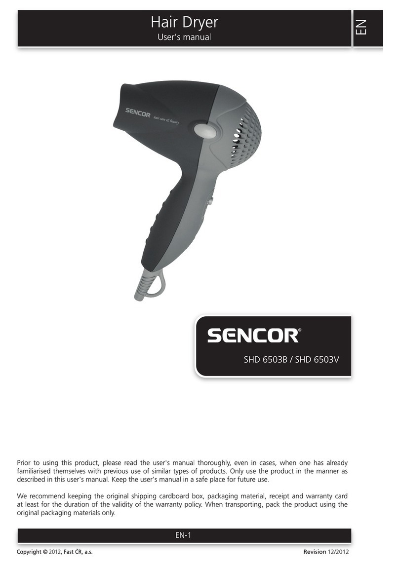 Sencor SHD 6503B User manual