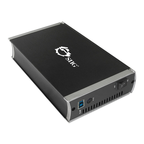 SIIG Enclosure User manual