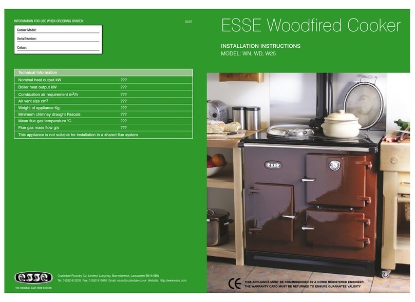 Esse WN installation instructions