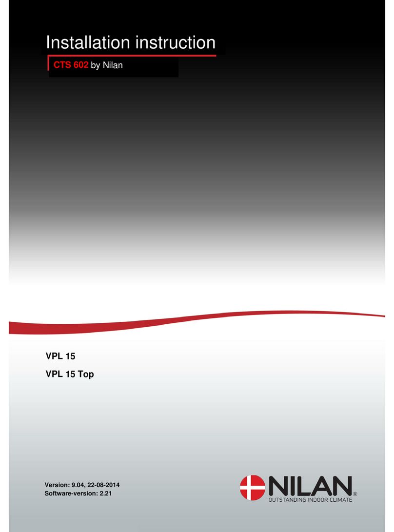 nilan Compact S CTS 602 Installation instruction