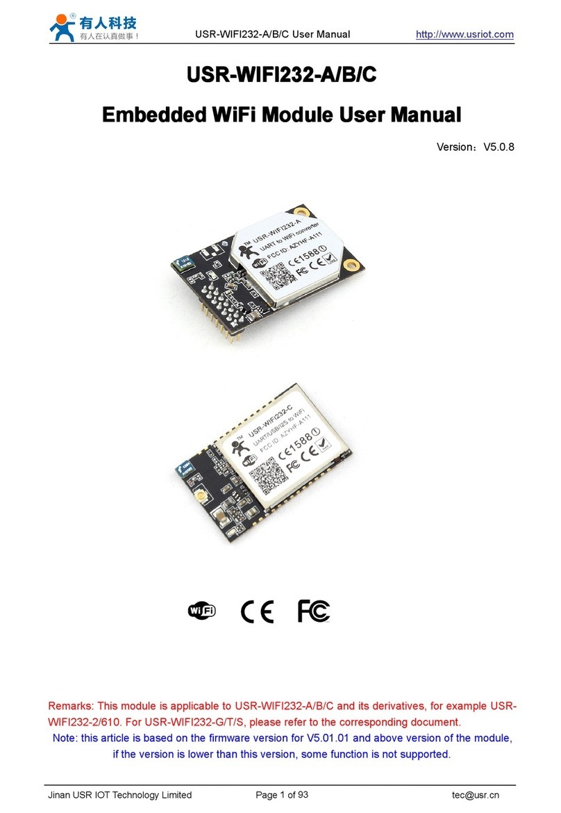 Jinan USR IOT Technology WIFI232-A user manual