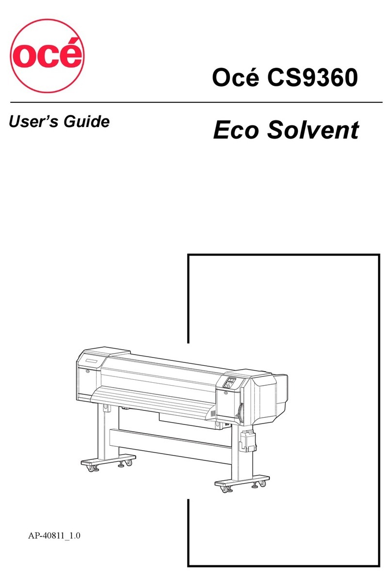 Oce CS9360 User manual
