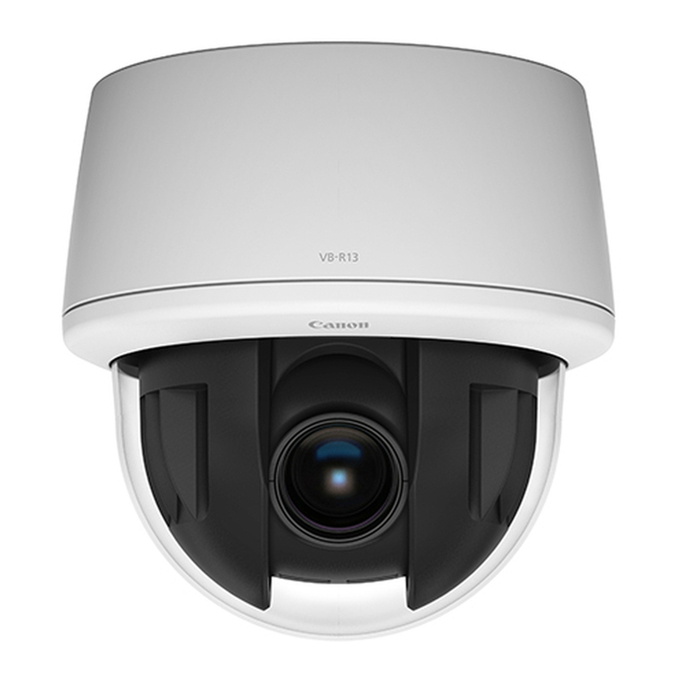 Canon VB-R13VE Operation guide