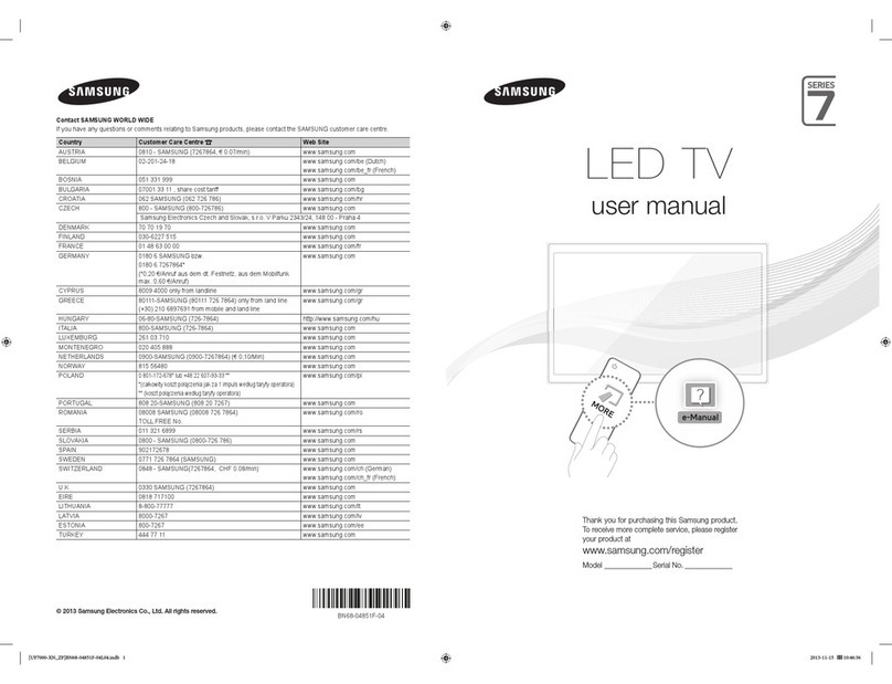 Samsung 7 Series User manual