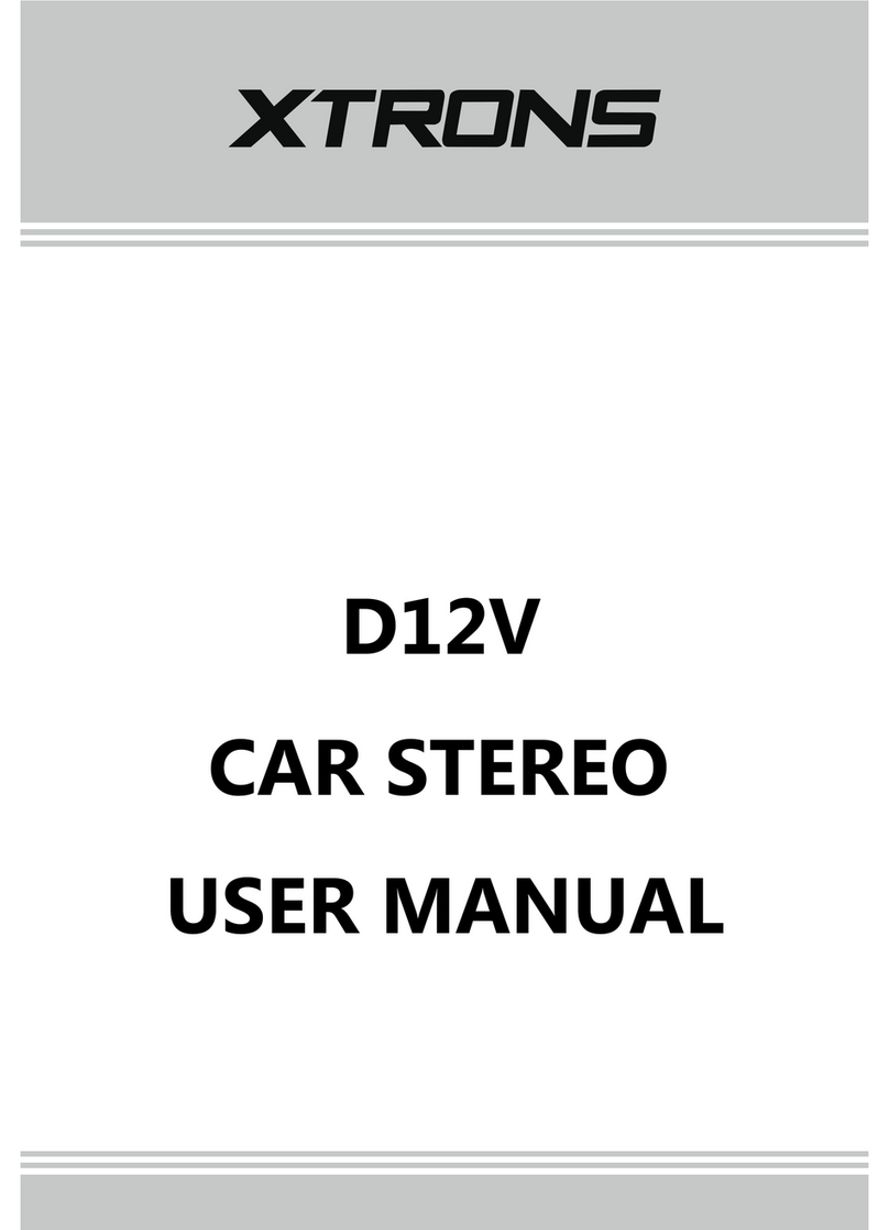 Xtrons D12 user manual