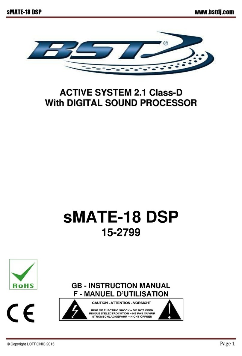 BST sMATE-18 DSP instruction manual