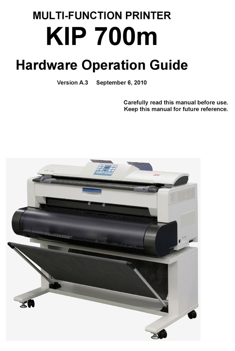 Konica Minolta KIP 700m Hardware operation guide