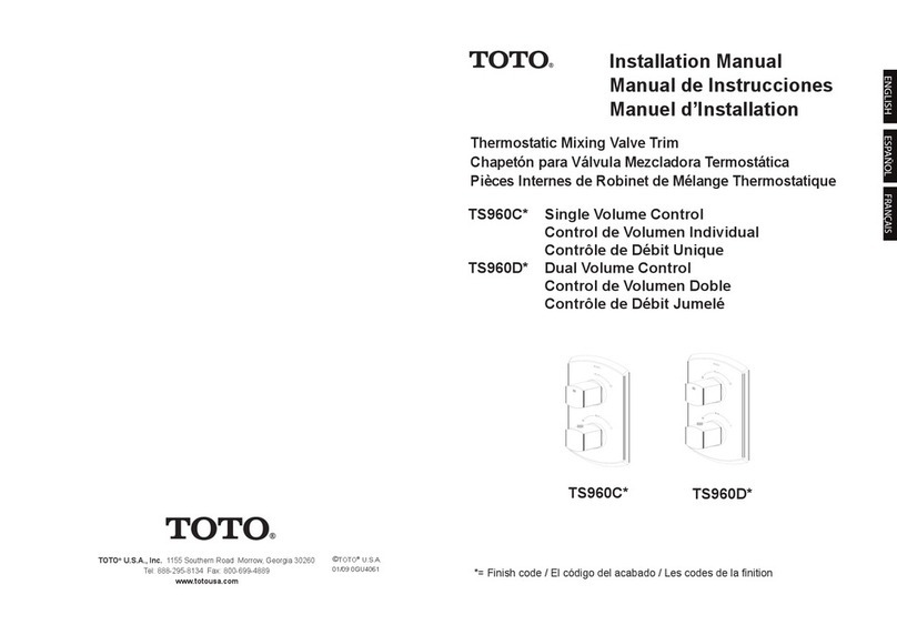 Toto TS960C User manual Toto TS960C User manual