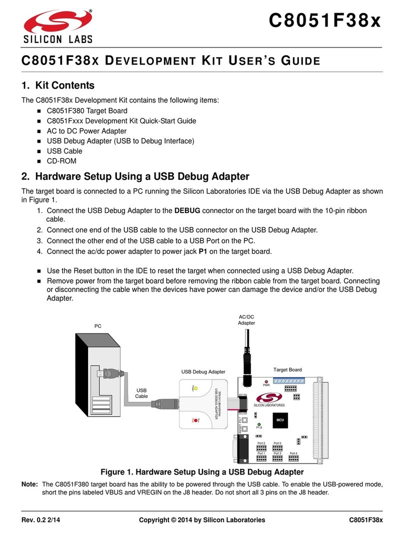 Silicon Laboratories C8051F38X user guide