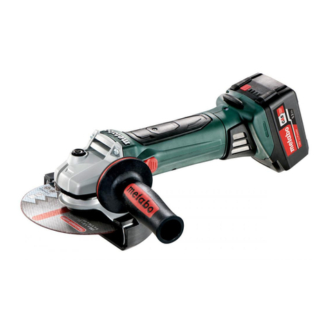 Metabo W 18 LTX 115 Quick Original instructions