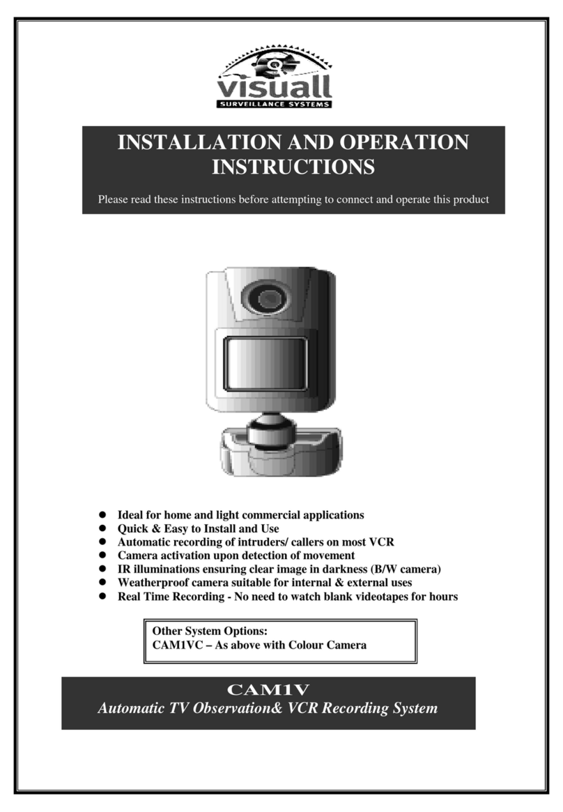 Visuall CAM1V Installation and operation instructions