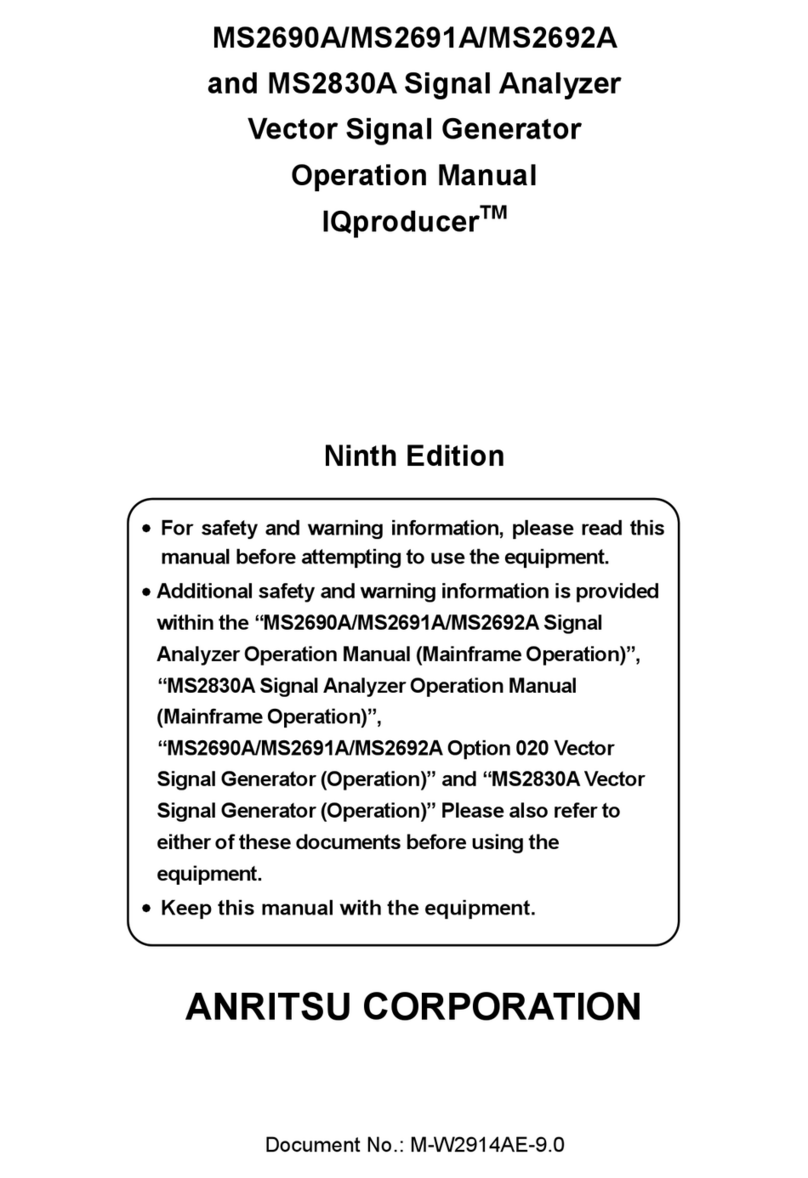 Anritsu MS2690A User manual
