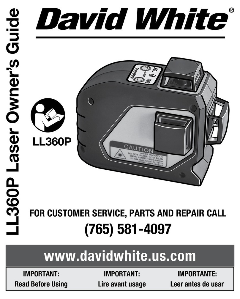 David White LL360P owner's guide