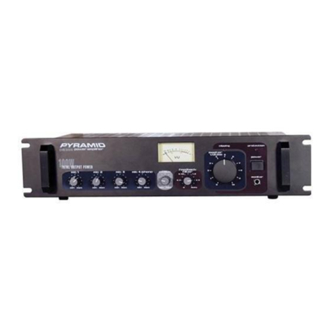 Pyramid Gold Series PA-305 owner's manual