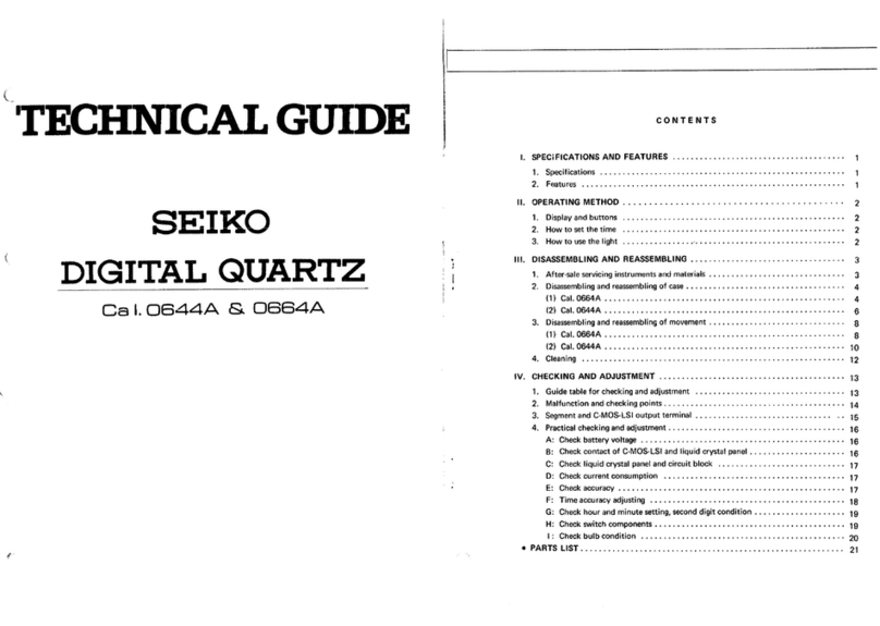 Seiko 0664A Quick start guide Seiko 0664A Quick start guide