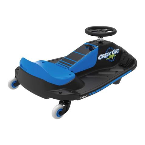 Razor crazy cart shift User manual