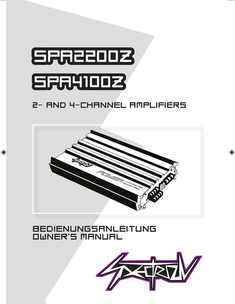 Spectron SPA2200Z User manual