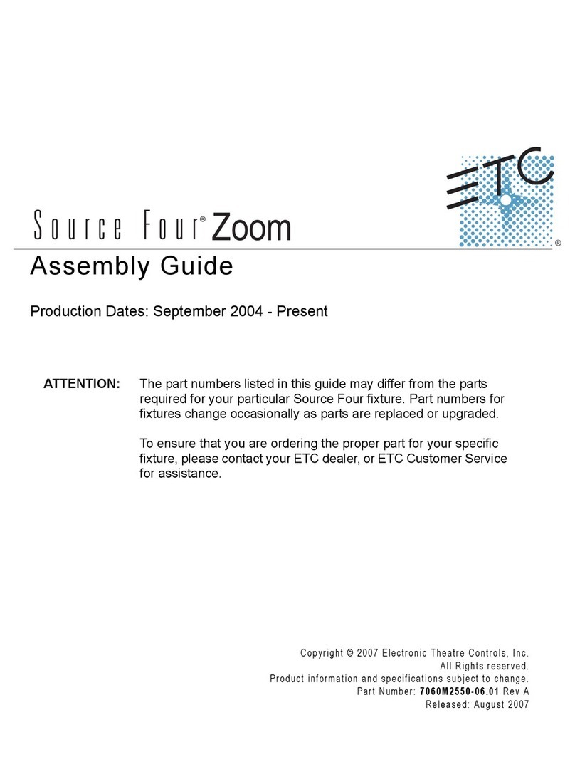ETC Source Four Zoom User manual