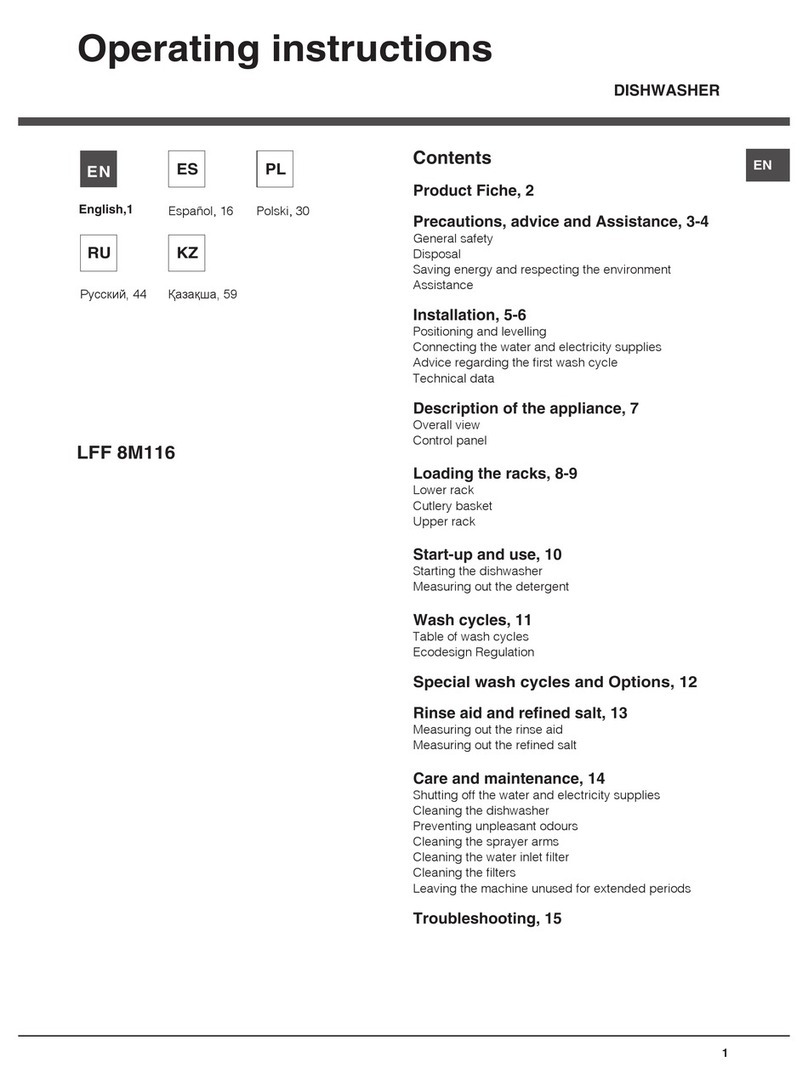 Hotpoint LFF 8M116 User manual
