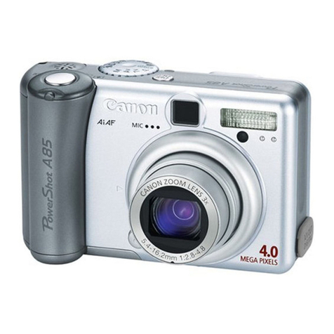 Canon POWERSHOT A85 user guide