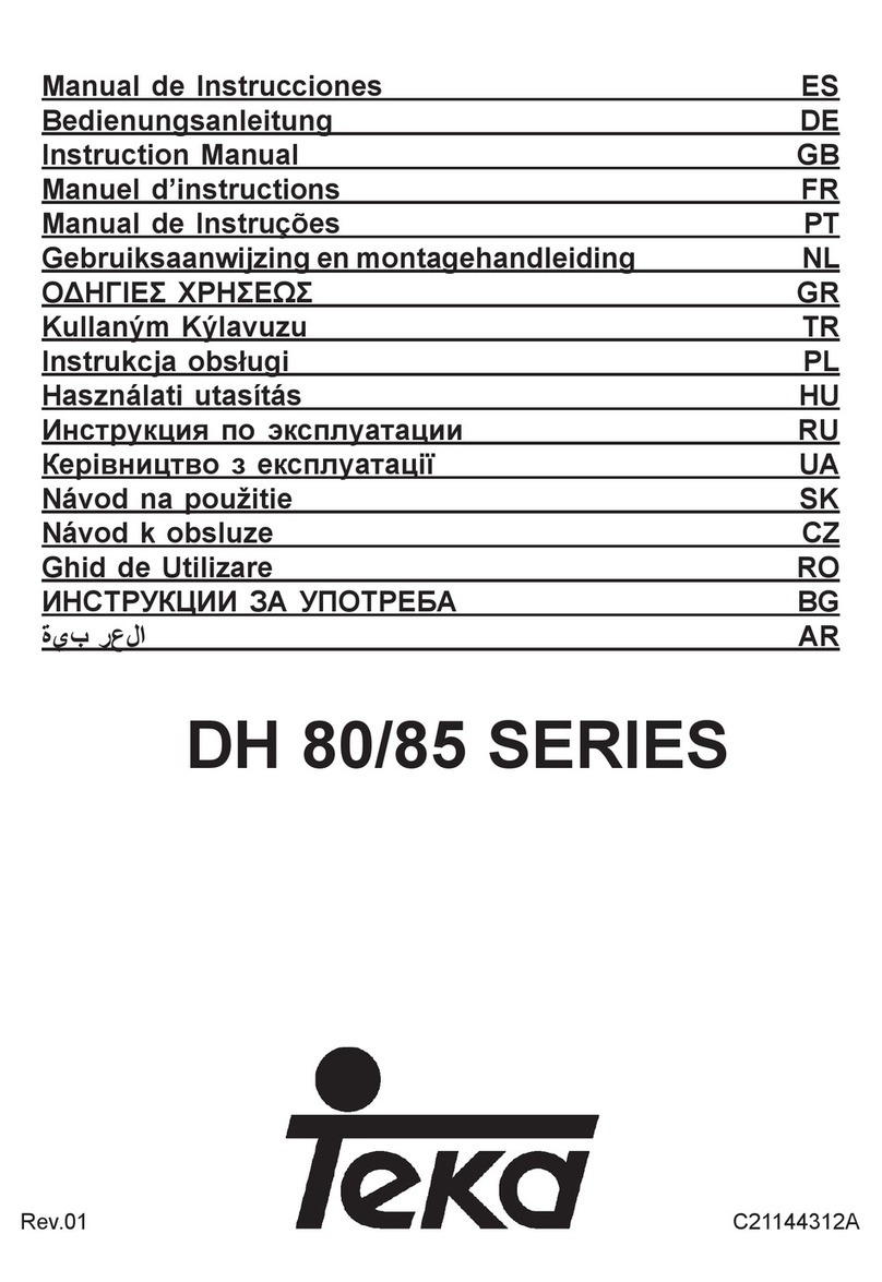 Teka DH 80 series User manual