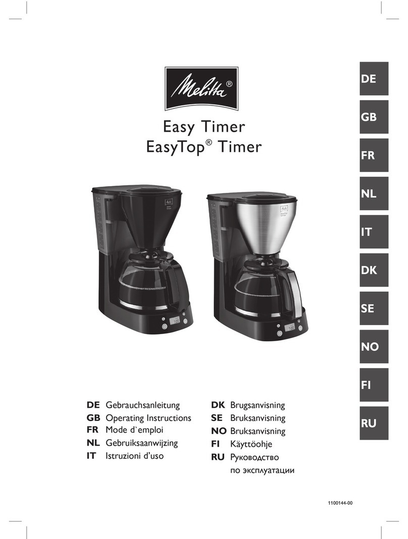 Melitta Easy Timer User manual