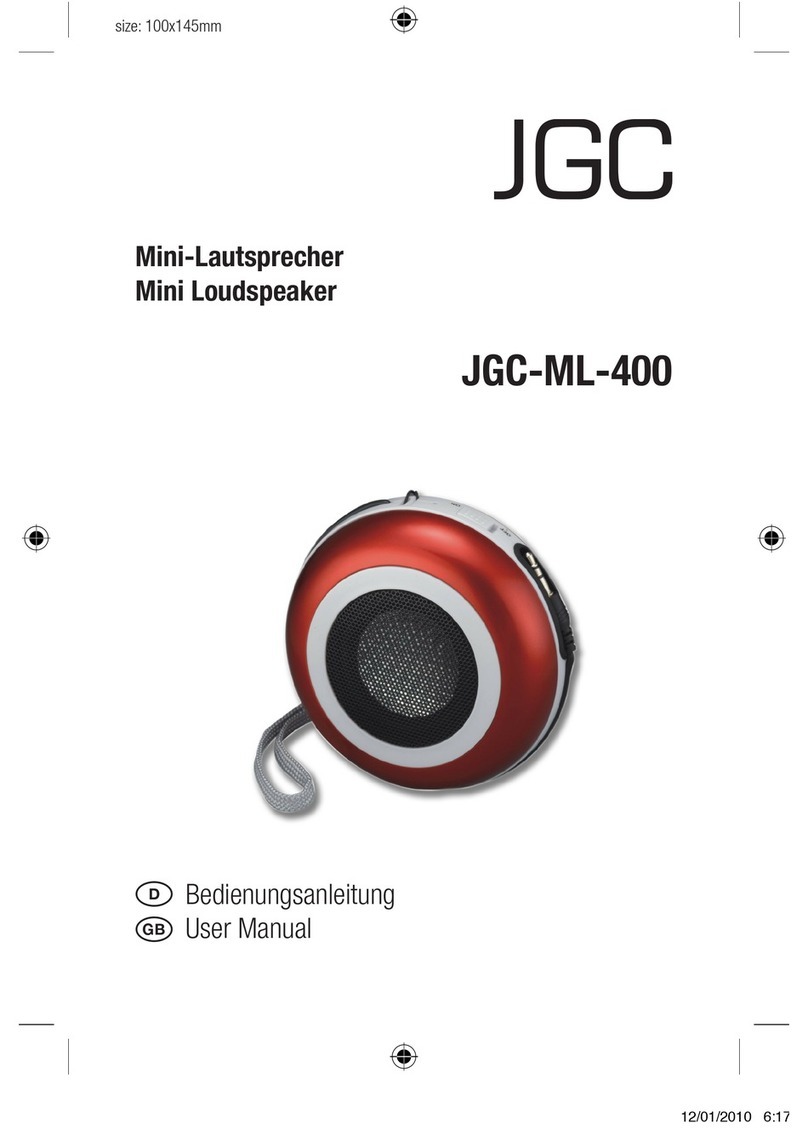 JGC JGC-ML-400 user manual