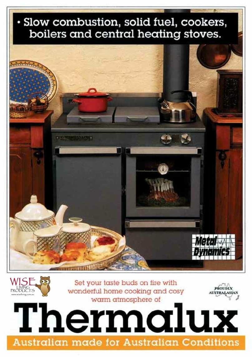 Metal Dynamics THERMALUX SUPREME Operating and maintenance instructions