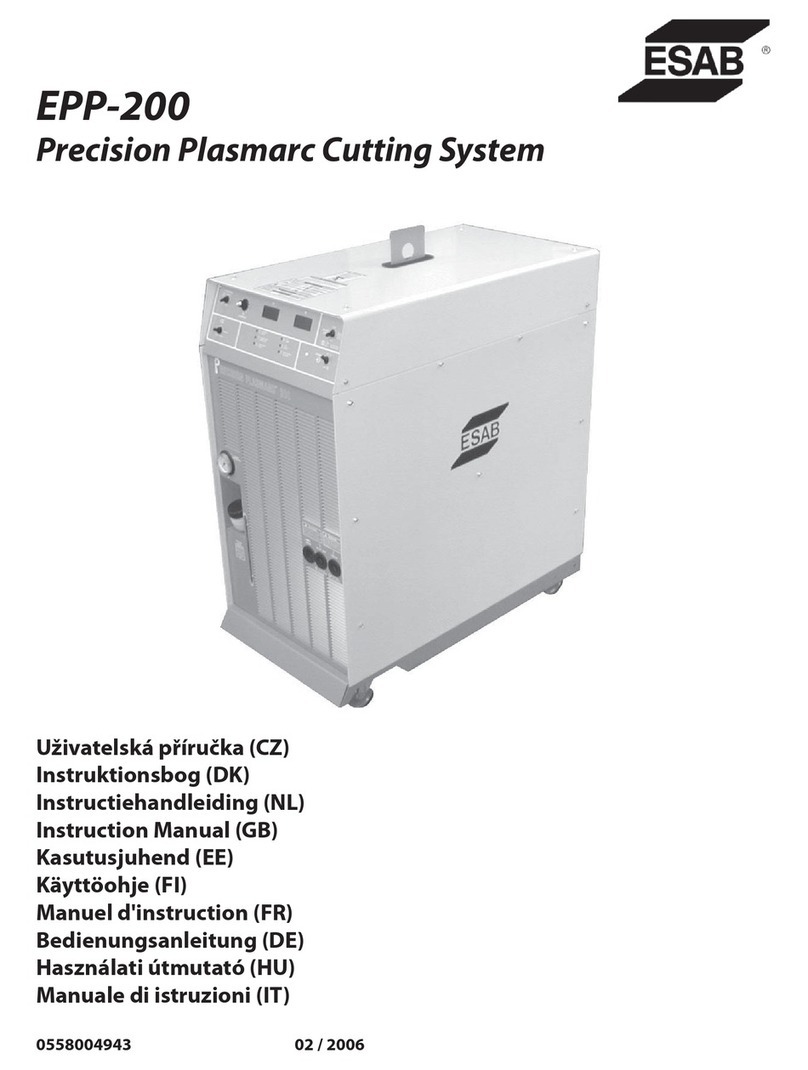 ESAB EPP-200 User manual