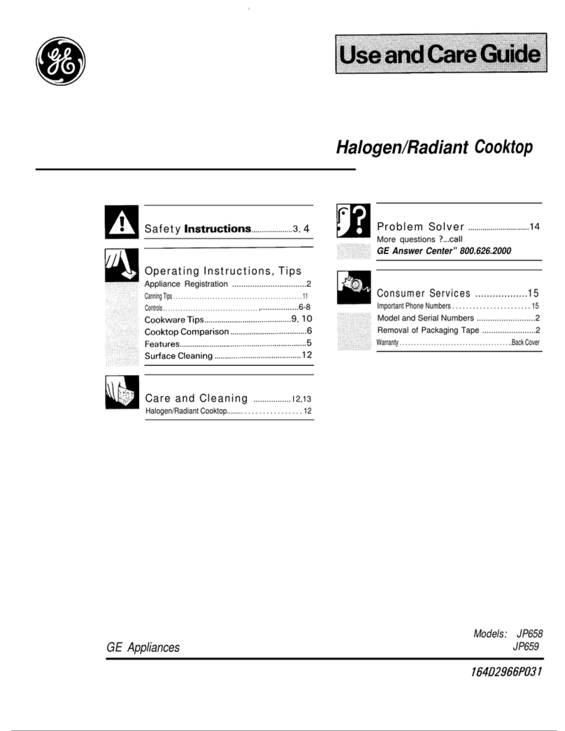 GE jp370b User manual