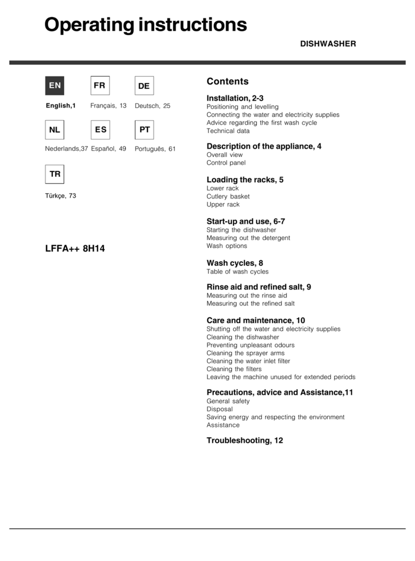 Hotpoint LFFA++ 8H14 User manual