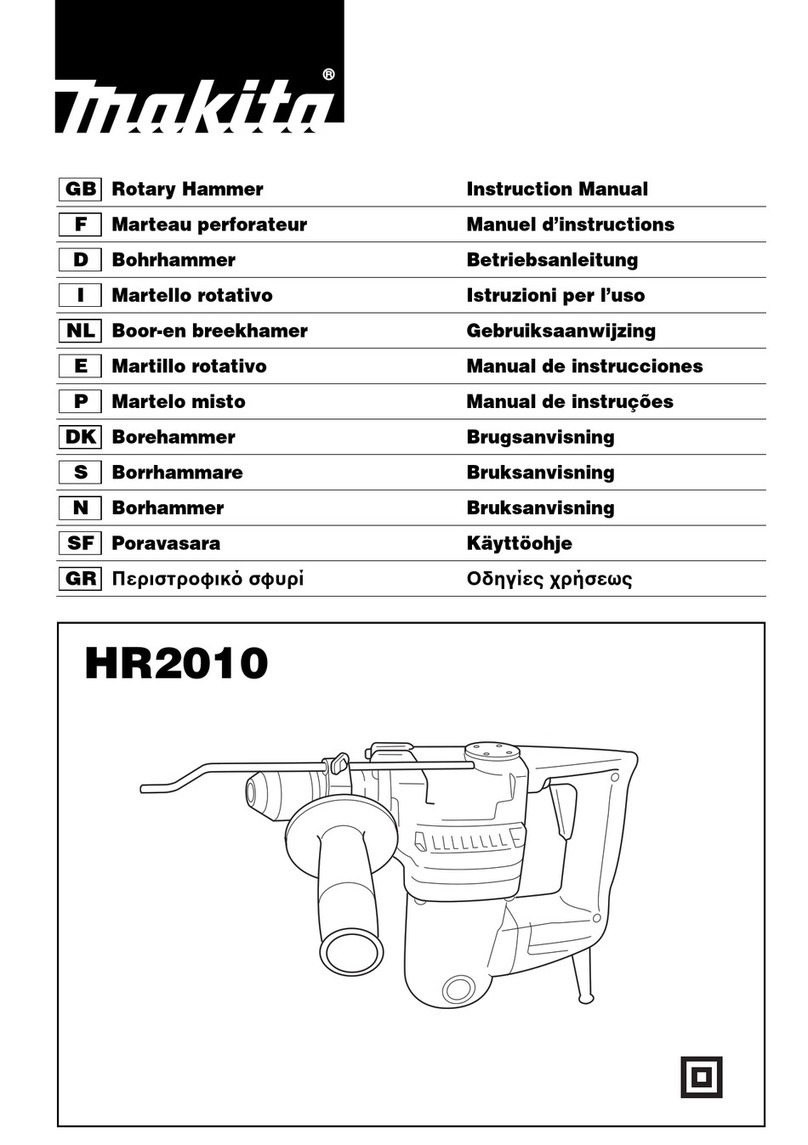 Makita HR2010 instruction manual