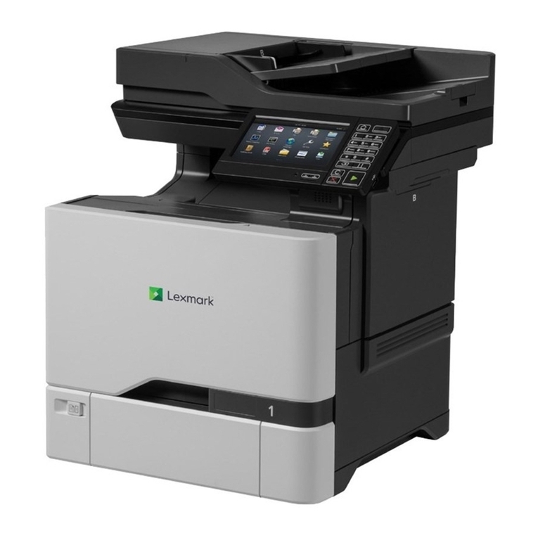 Lexmark CX725 Series User manual