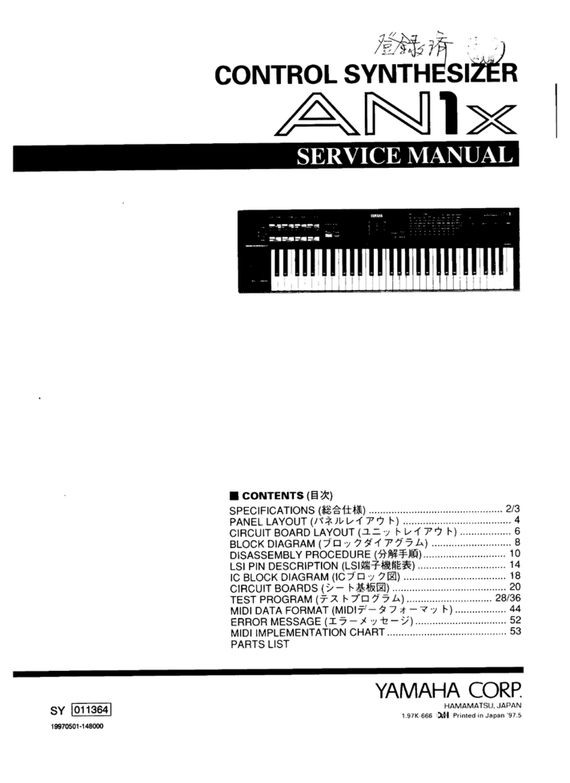 Yamaha AN1x User manual Yamaha AN1x User manual