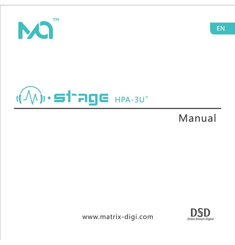 Matrix M-Stage HPA-3U manual
