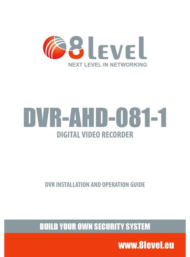 8 Level DVR-AHD-081-1 Installation and operation guide
