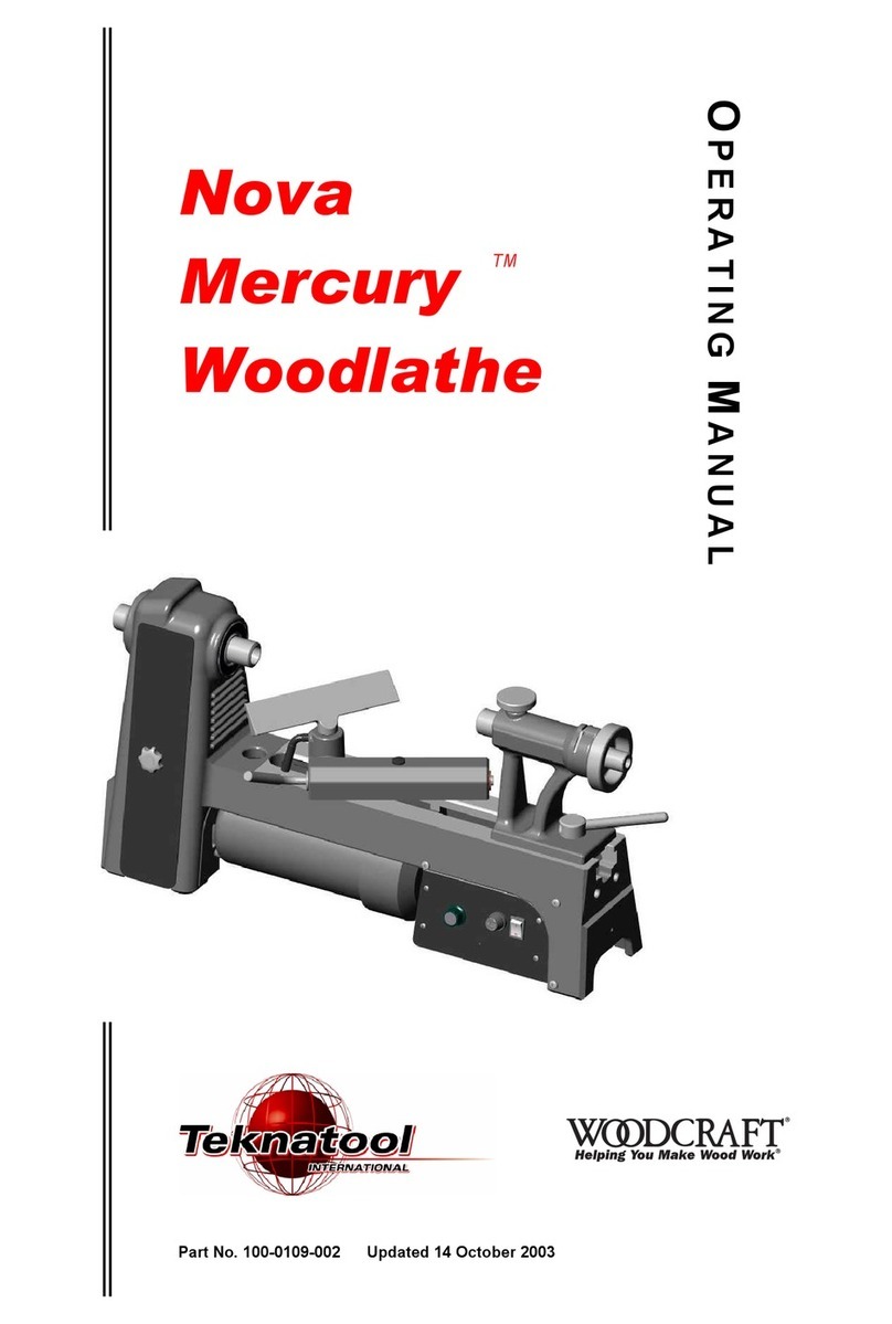 Teknatool Nova Mercury User manual