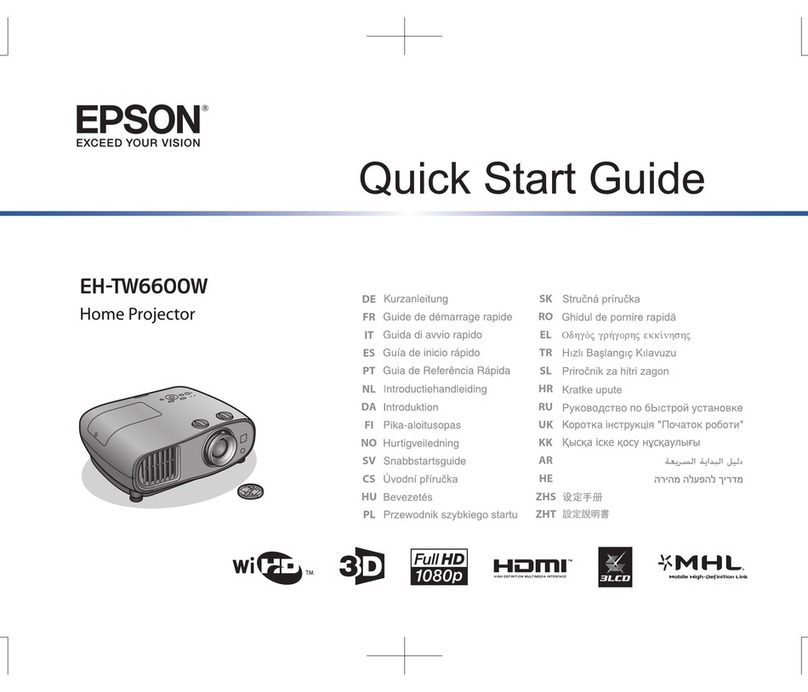 Epson EH-TW6600W User manual