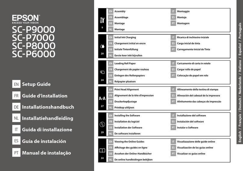 Epson SC-P9000 Series User manual
