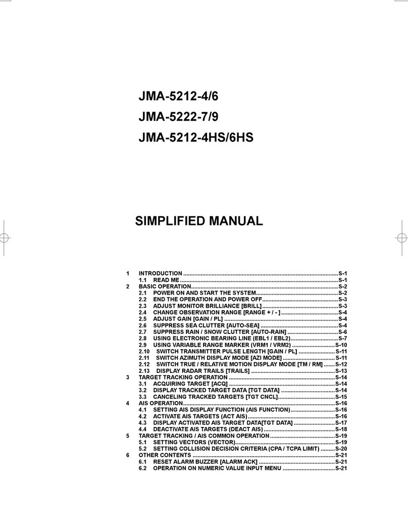 JRC JMA-5212-4 User manual